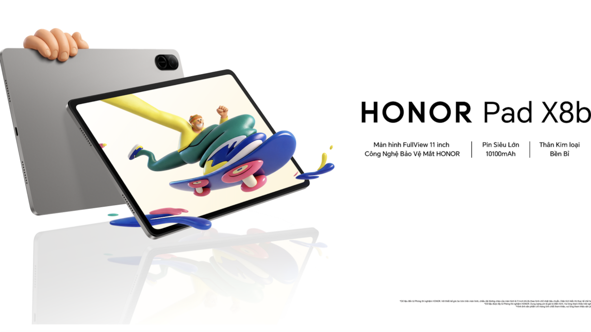 HONOR Pad X8b: Máy Tính Bảng Siêu Mỏng Nhẹ Với Pin Khủng 10.100mAh