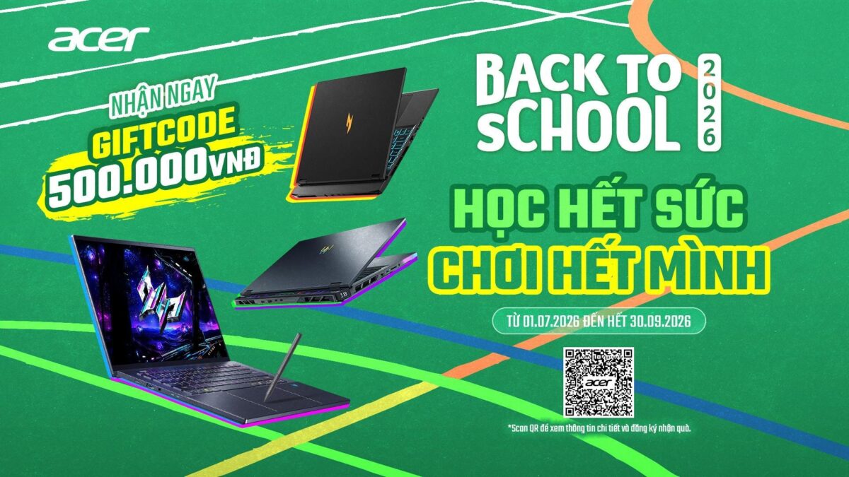 Khuyến Mãi Đặc Biệt Mùa Tựu Trường Từ Acer Năm 2026