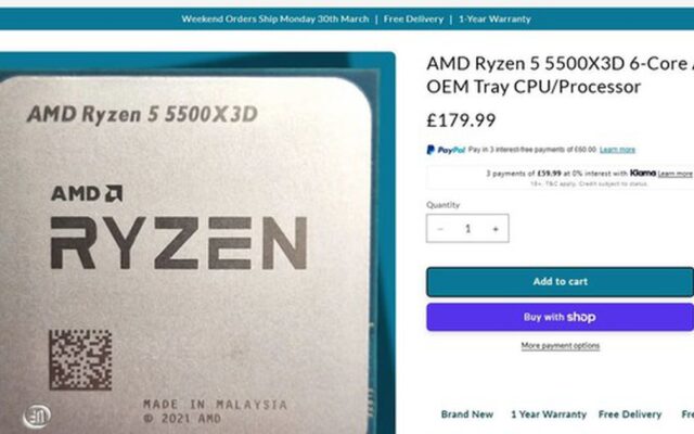 Khám Phá Chip AMD Ryzen 5 5500X3D: Từ Thị Trường Đến Hiệu Năng
