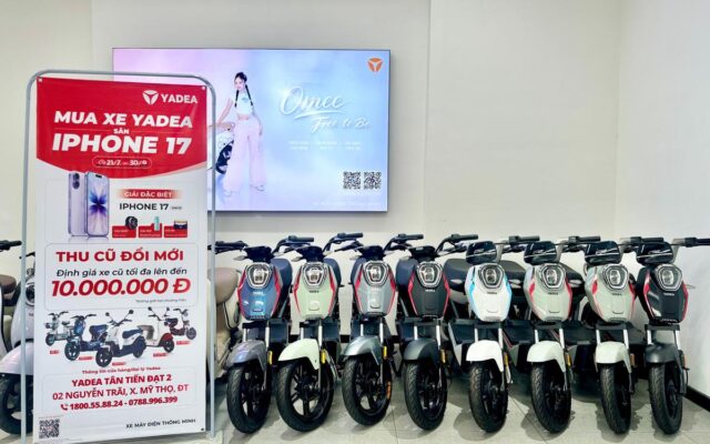 Khám Phá Chương Trình Mua Xe Điện YADEA Nhận Quà Hấp Dẫn Mùa Tựu Trường