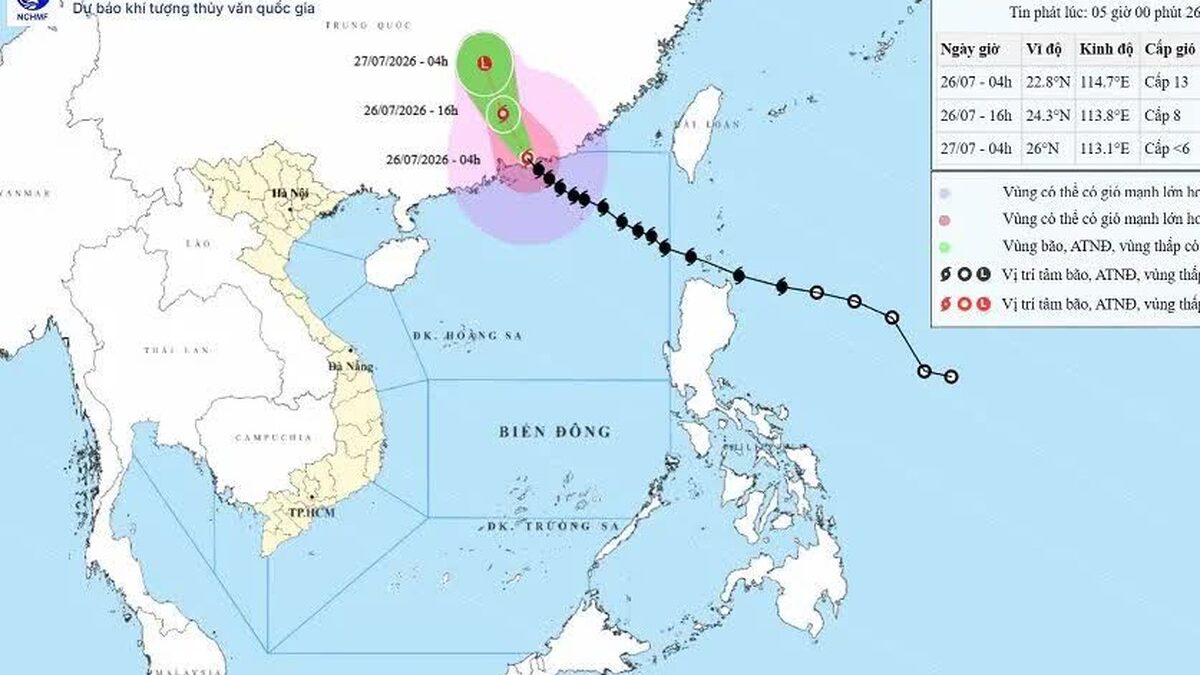 Cập Nhật Thời Tiết: Bão Số 2 Suy Yếu và Tác Động Đến Các Tỉnh Ven Biển