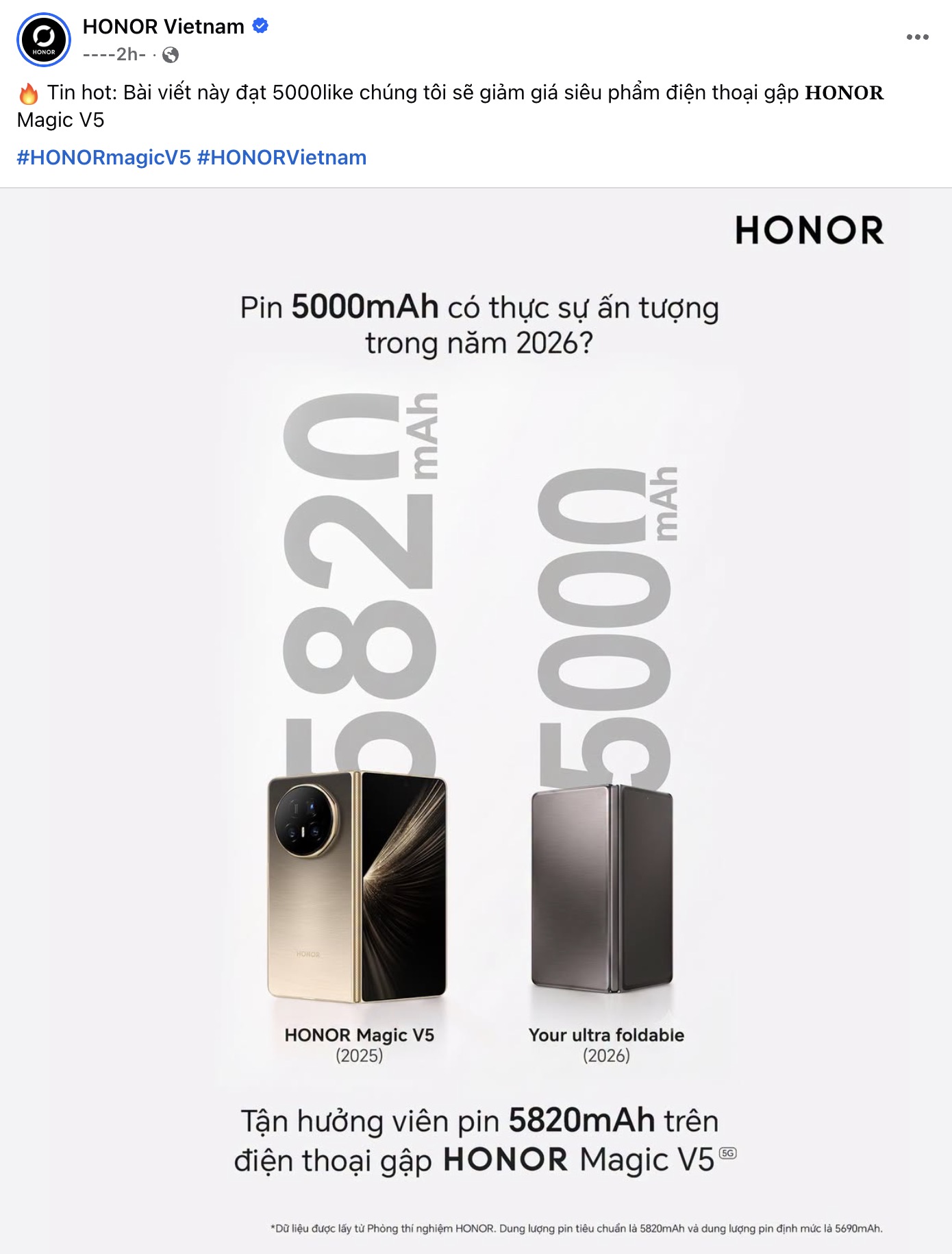 HONOR đăng ảnh 