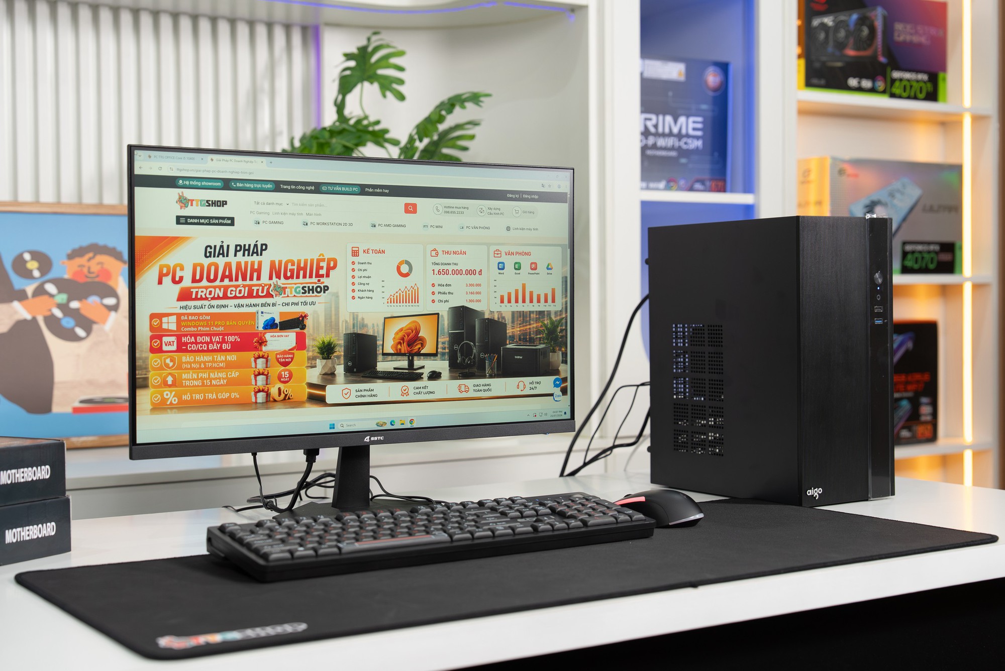 Máy Tính Văn Phòng Với Windows 11 Pro