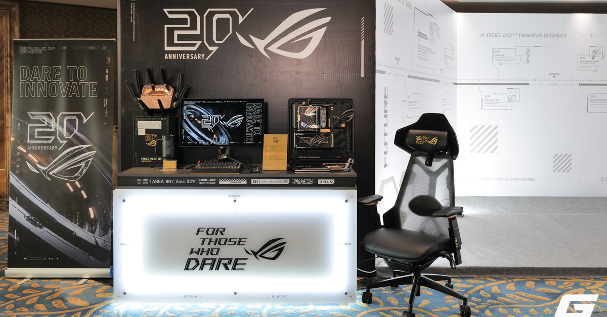 ASUS Ra Mắt Bộ Linh Kiện Kỷ Niệm 20 Năm Với Giá Đáng Chú Ý Tại Việt Nam