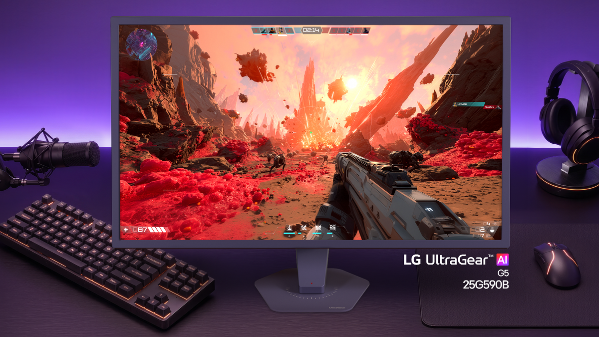 Khám Phá LG UltraGear 25G590B: Màn Hình Gaming Đỉnh Cao Với Tần Số Quét 1000Hz
