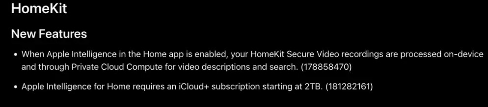 Cập nhật tính năng HomeKit với AI trên iOS 27