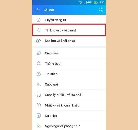 Bước thi thiết lập mã khóa