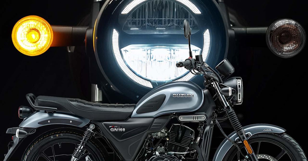 GN160: Suzuki pha trộn phong cách cổ điển với động cơ 162cc cho phân khúc côn tay
