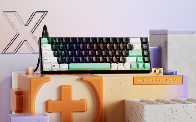 Reclusa X Mini 65%: Razer đưa bàn phím cơ hot-swap xuống phân khúc 49,99 USD