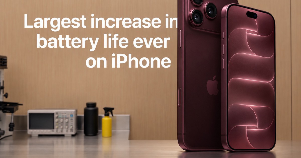 iPhone 18 Pro: Phân tích kỹ những nâng cấp giúp pin kéo dài vượt trội