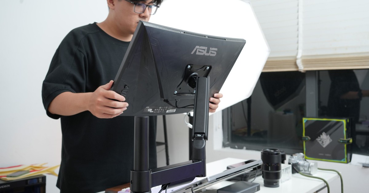Giá đỡ HyperWork P1 Single: lựa chọn arm màn hình dưới 1 triệu đáng cân nhắc?