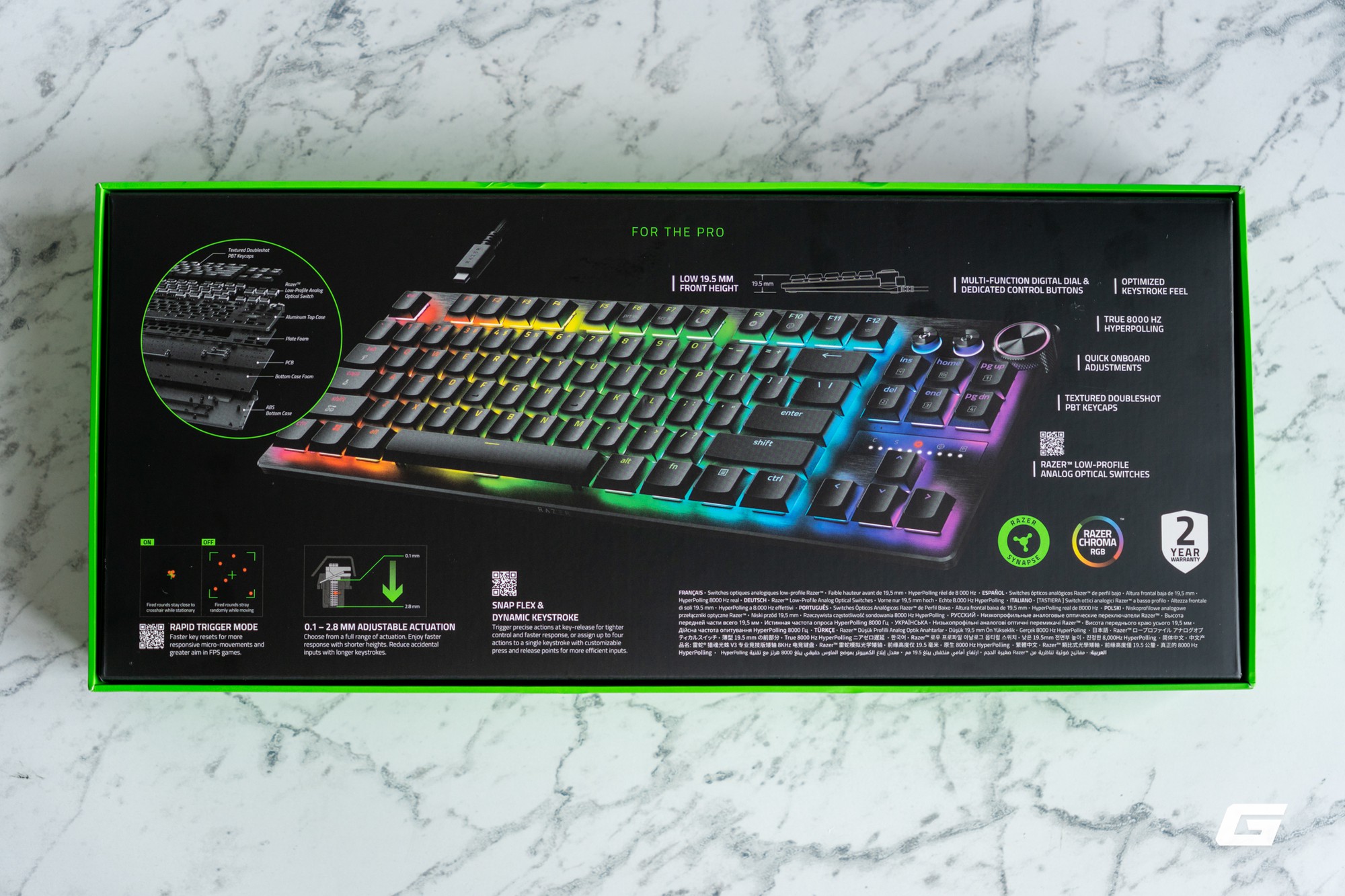 Trên tay Razer Huntsman V3 Pro Low-profile TKL 8KHz: Razer đã làm điều chưa hãng bàn phím nào từng làm - Ảnh 2.