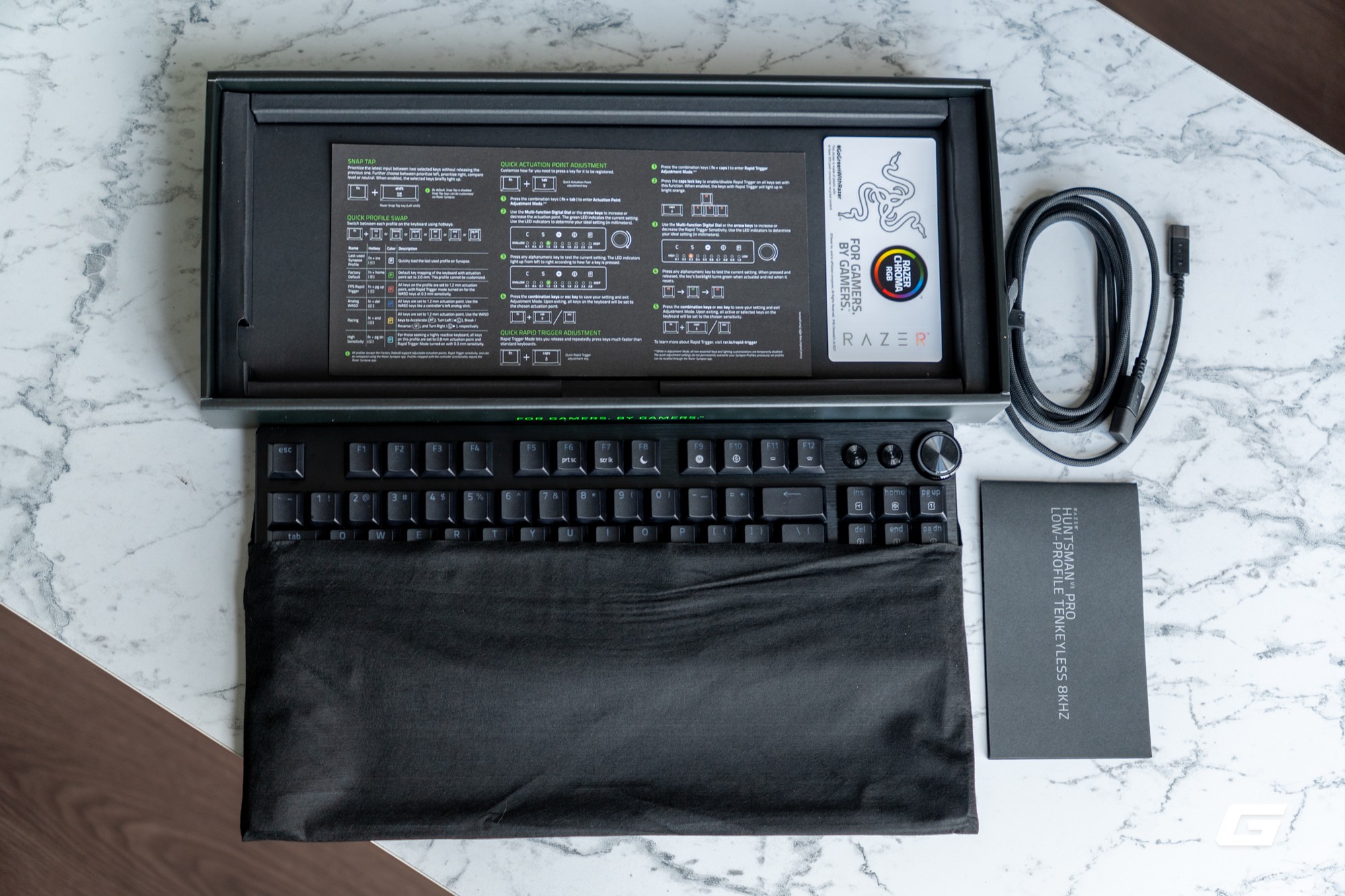 Trên tay Razer Huntsman V3 Pro Low-profile TKL 8KHz: Razer đã làm điều chưa hãng bàn phím nào từng làm - Ảnh 3.