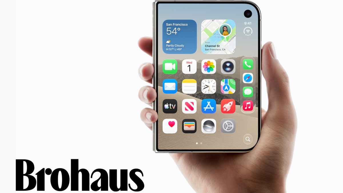 Khi iPhone gập nói ngôn ngữ của ngón tay: iPhone Duo và cảm biến vân tay ở nút nguồn