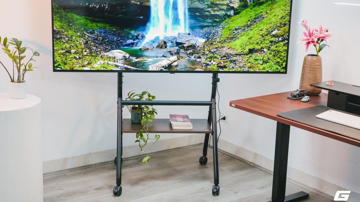 Khi nào nên chọn giá treo TV di động: đánh giá HyperWork Era Stand TVC03