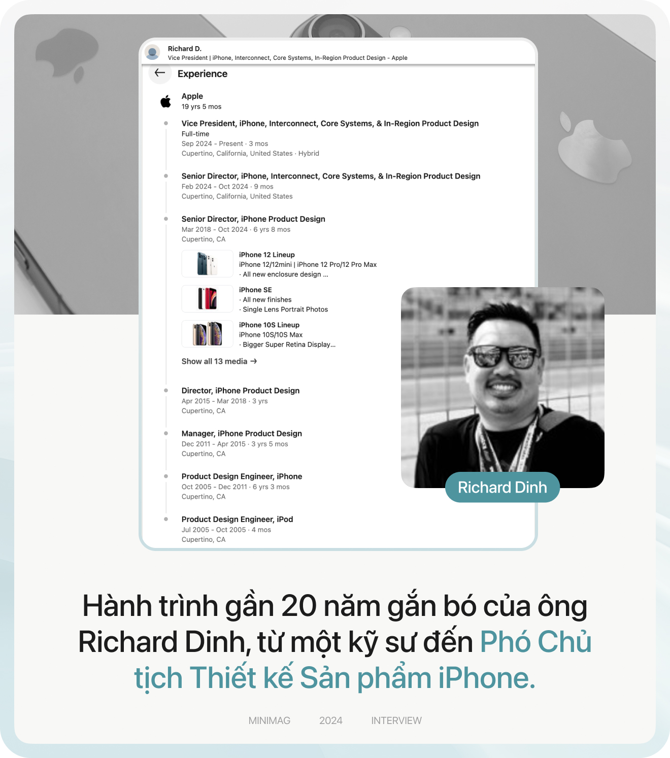 Chân dung phó chủ tịch gốc Việt tại Apple: tại vị suốt 20 năm qua, tiếp tục để lại dấu ấn trên chiếc iPhone gập đầu tiên của nhà Táo - Ảnh 2.