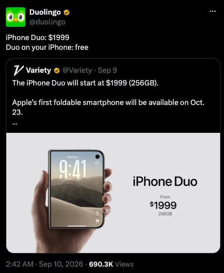 iPhone Duo vừa ra mắt, cả cõi mạng đã “gập” theo - Ảnh 6.