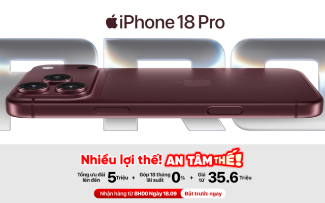 Đặt trước iPhone 18: Làn sóng cọc kỷ lục, màu Đỏ Burgundy có nguy cơ khan hiếm